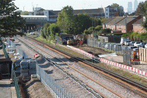 Construction of new station at Abbey Wood gets underway